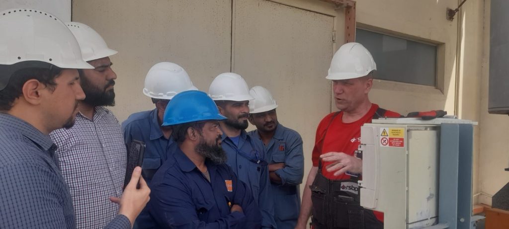 Customer Engineers Undergo Training on Donaldson Dust Collector with Conex Fire Fighting System